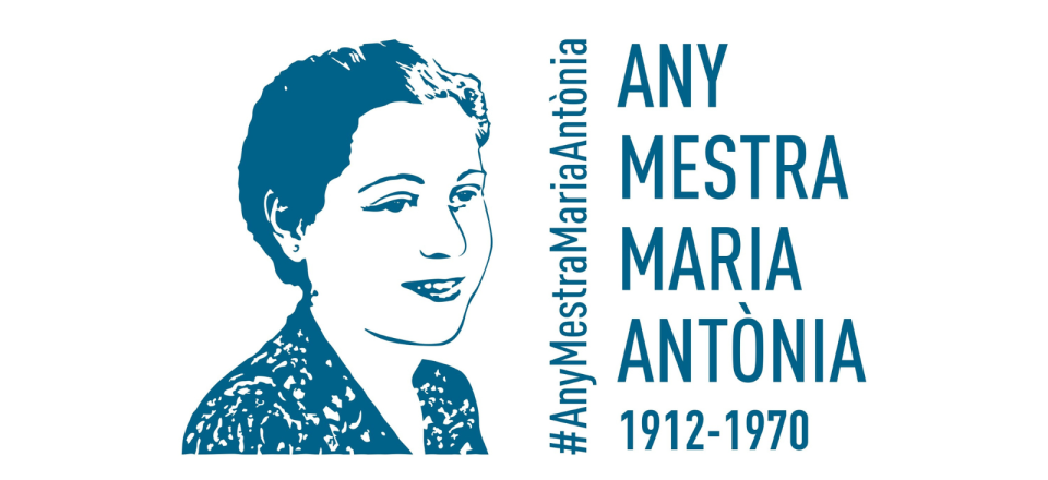 Logotip de l'Any Mestra Maria Antònia