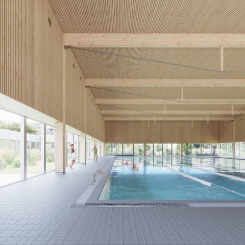 Imatge del disseny de l'interior de la piscina