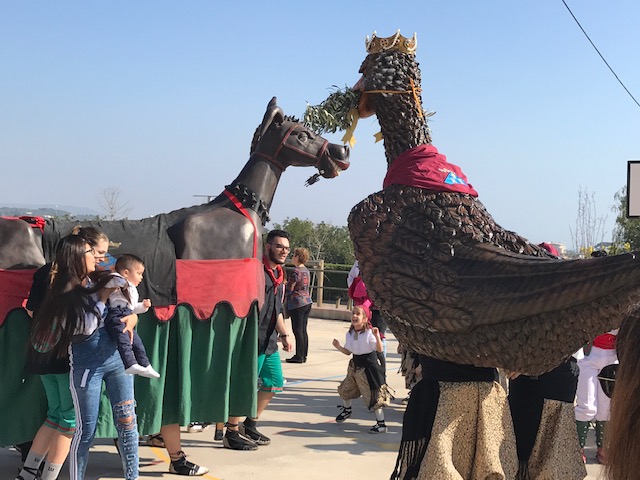 La Mulassa i l'Àliga a la primera Xocolatada Solidària al Molí de Vent, 2020
