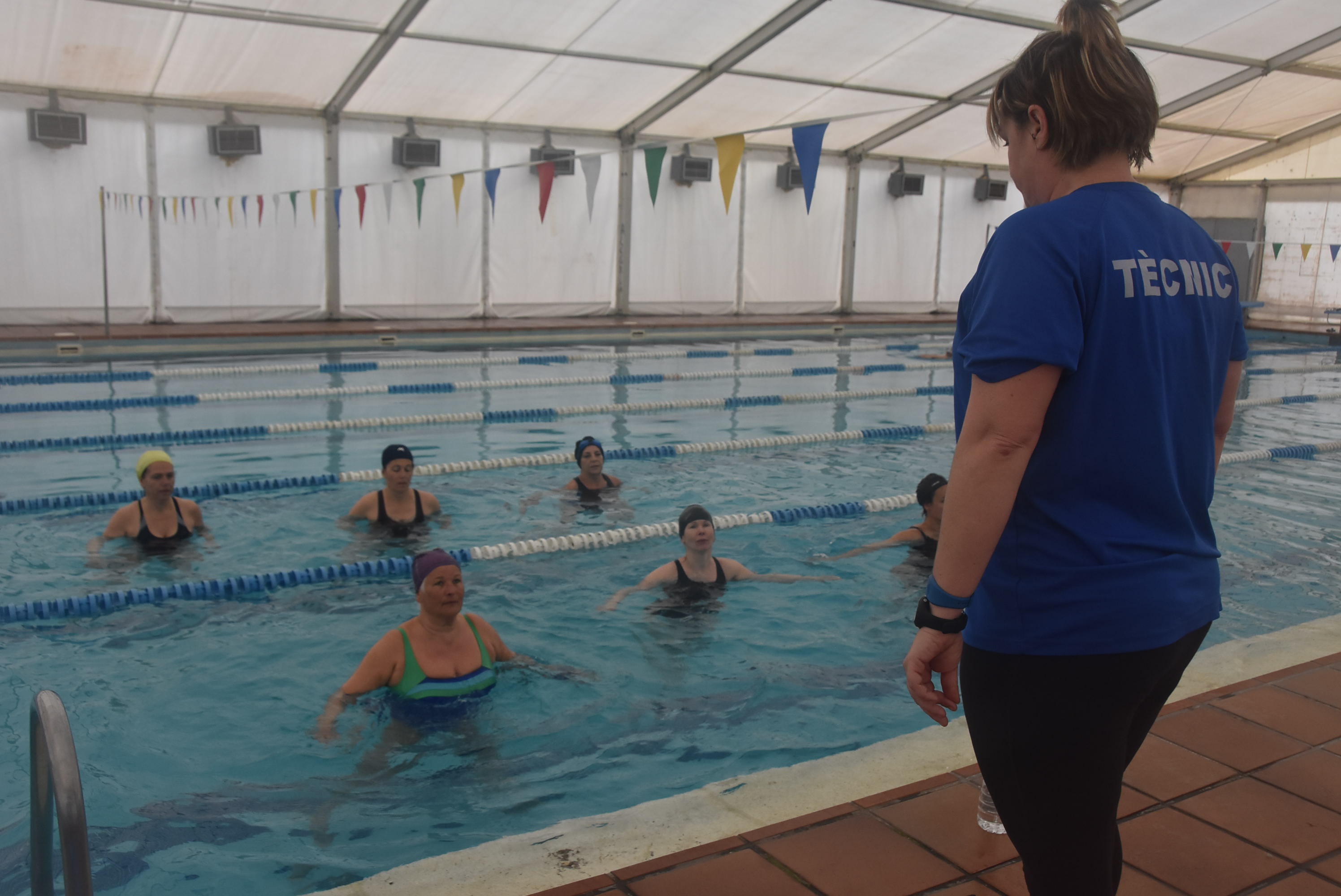 Foto de la classe d'Aiguagim del Dia Internacional de les Dones de l'any 2019