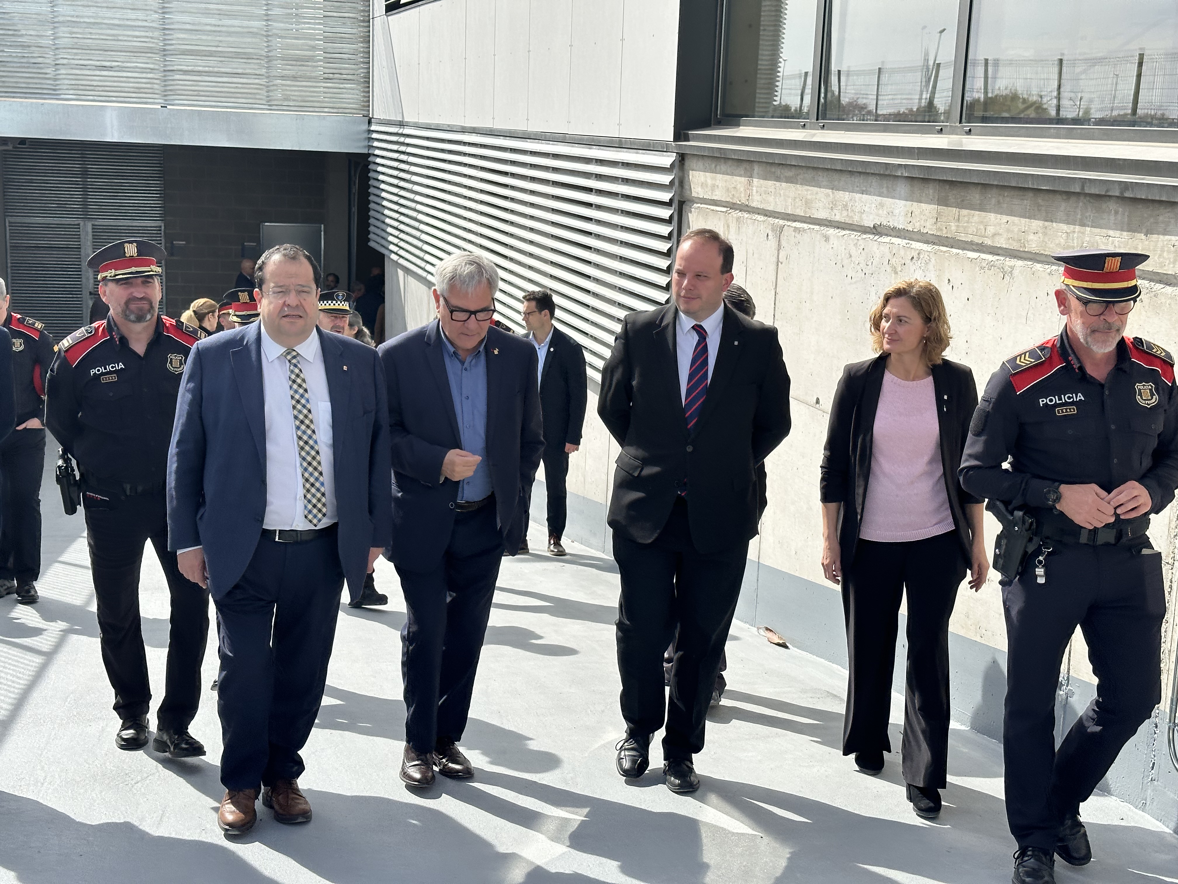 Visita a la nova Comissaria dels Mossos d'Esquadra