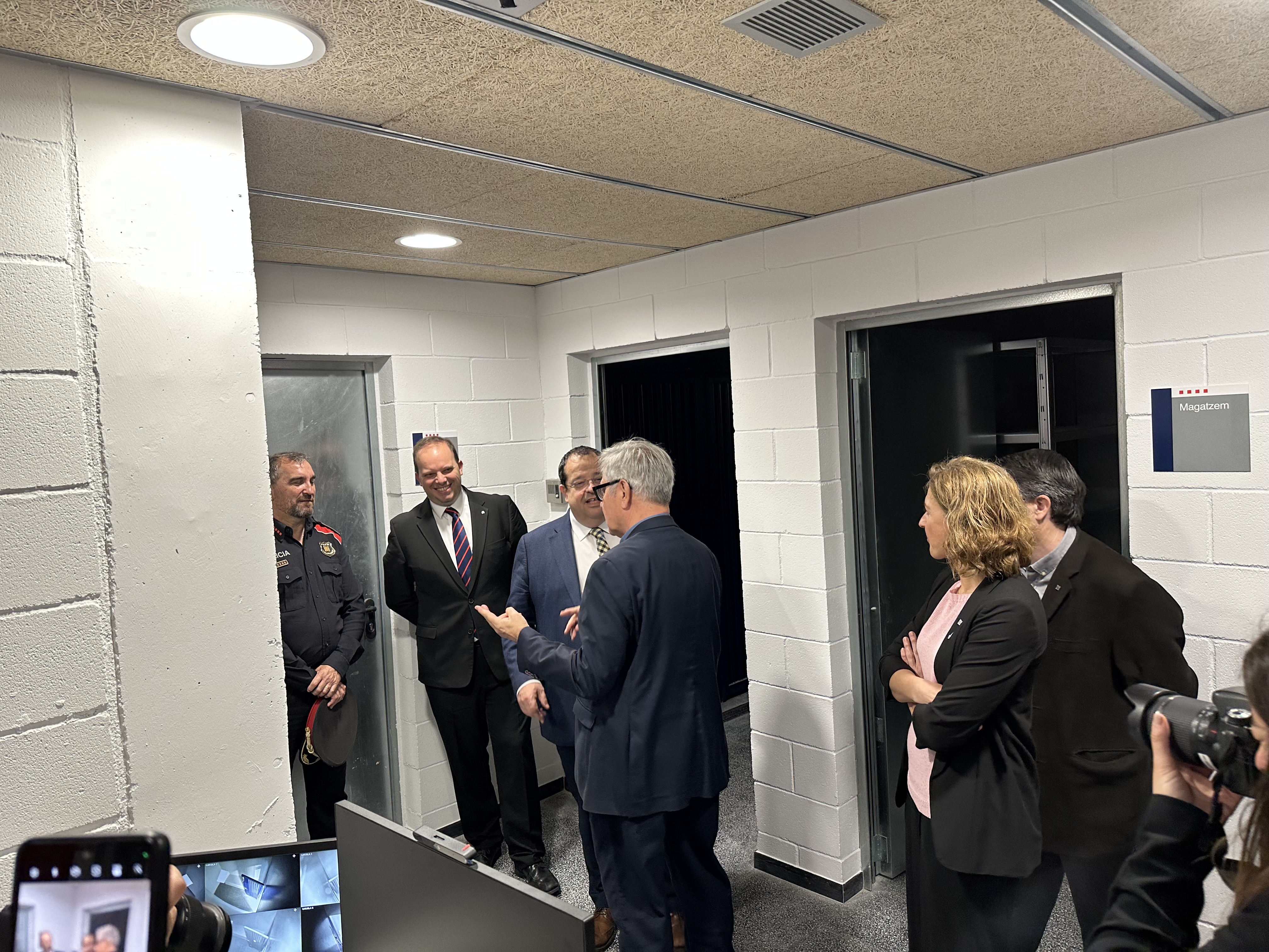 Visita a la nova Comissaria dels Mossos d'Esquadra