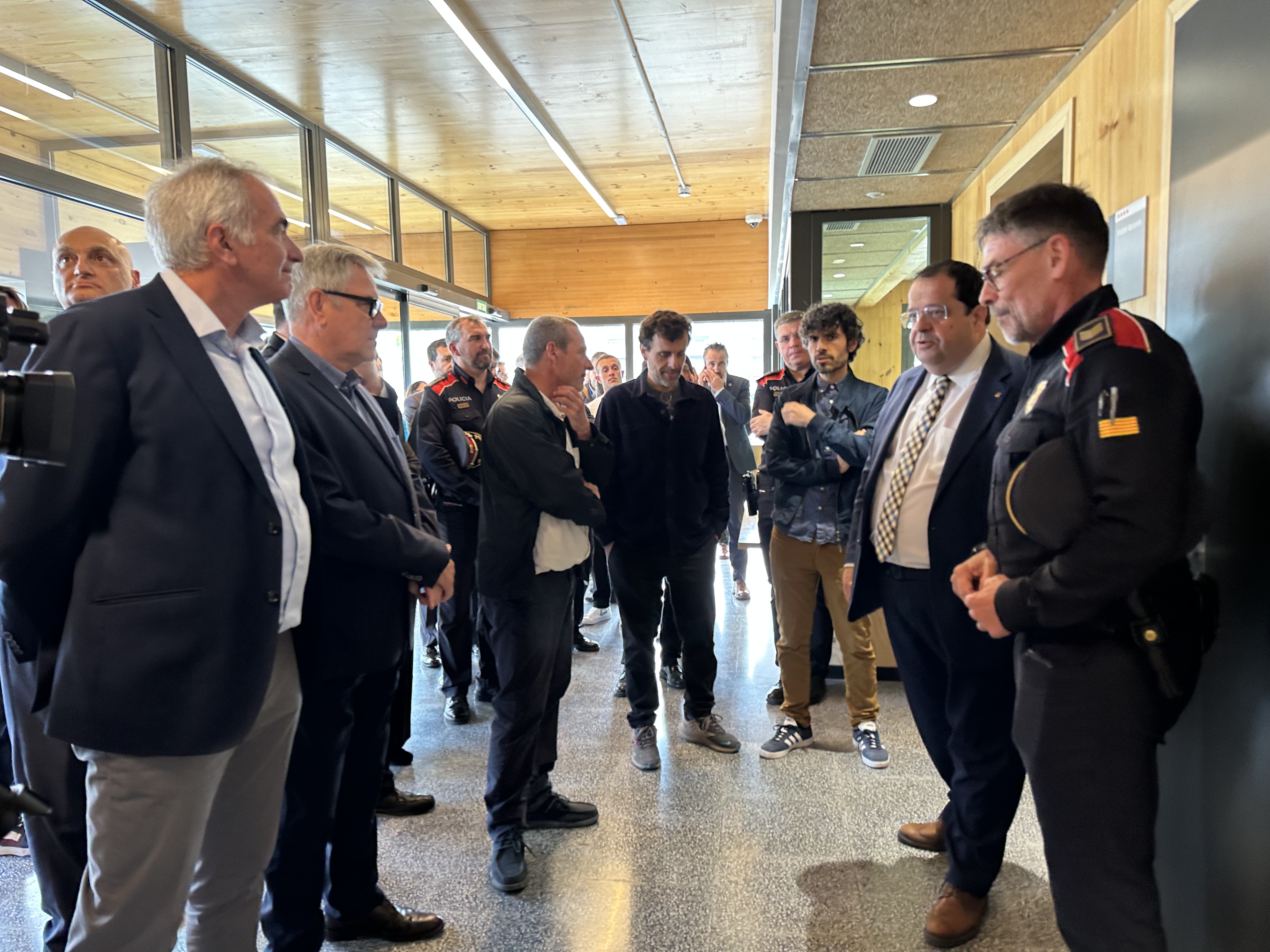 Visita a la nova Comissaria dels Mossos d'Esquadra
