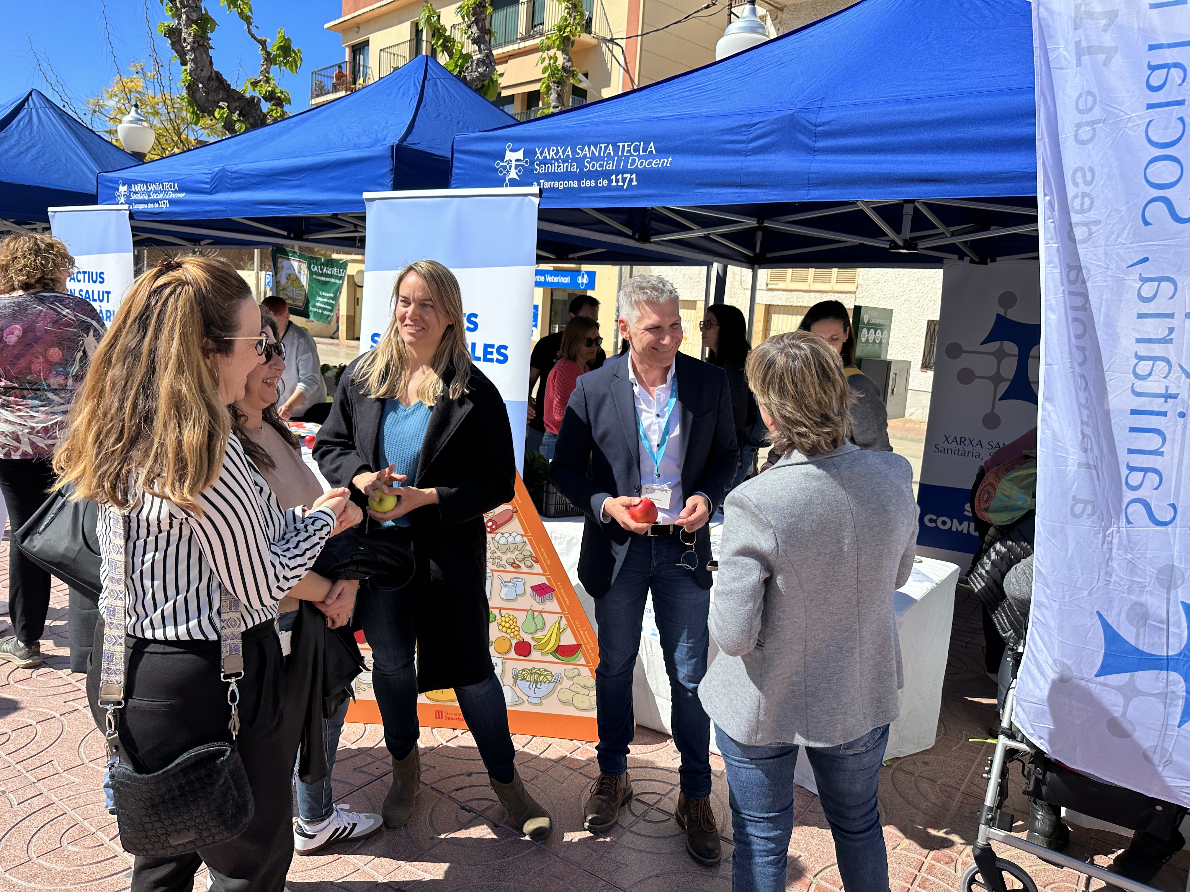 Visita institucional a la Fira de la salut