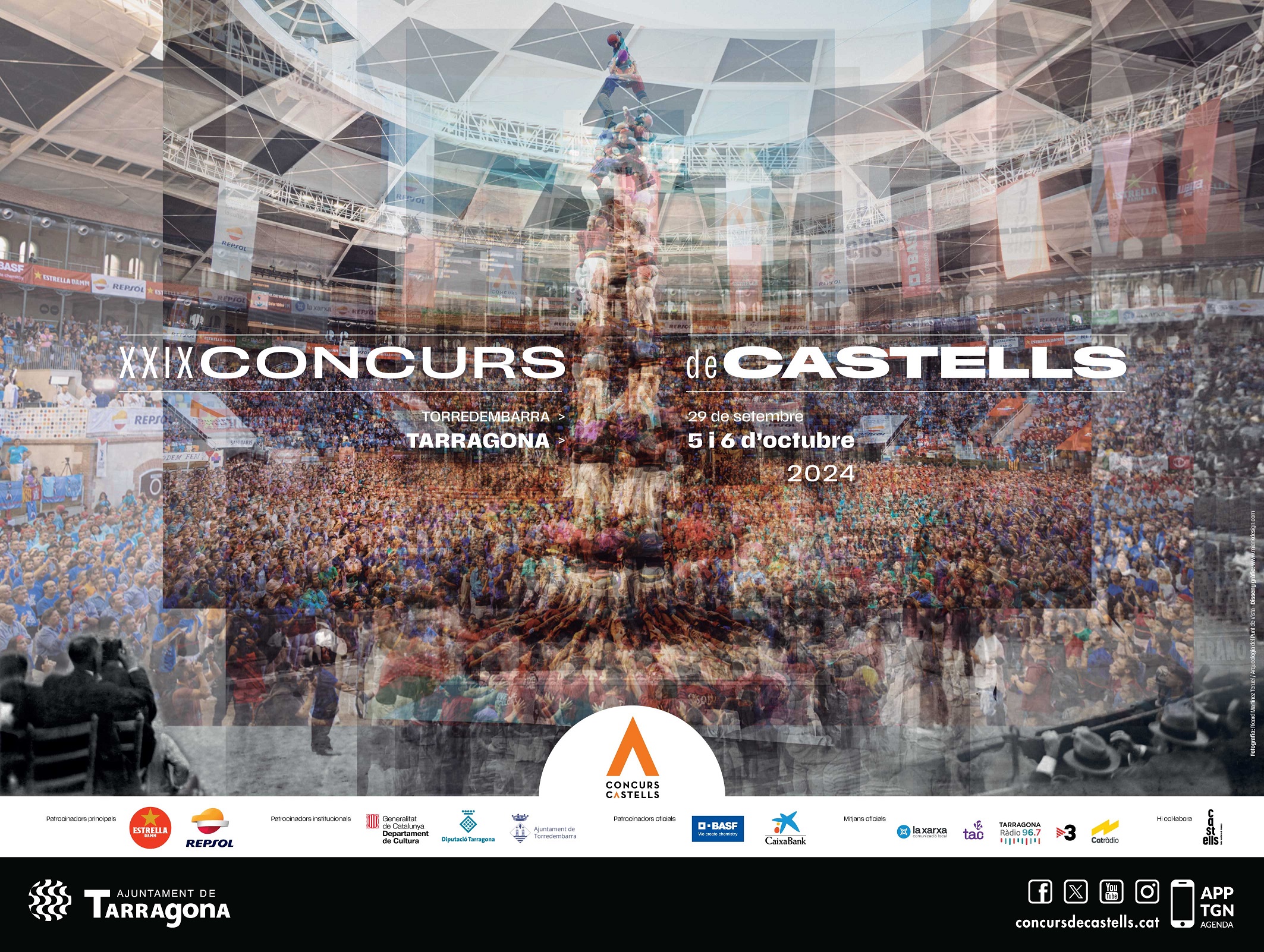 Cartell del XXIX Concurs de Castells
