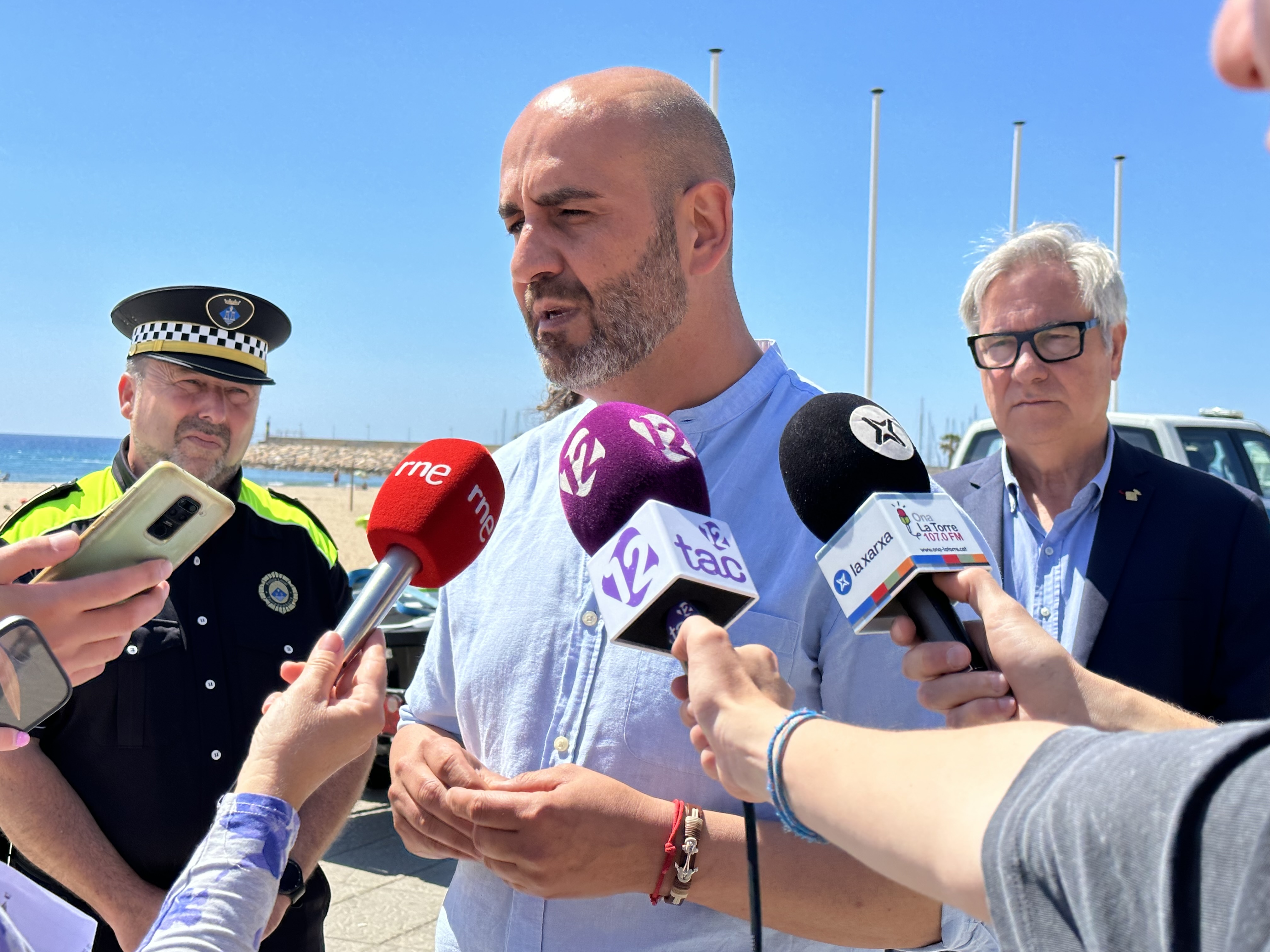 Detall de la presentació de la temporada en roda de premsa.
