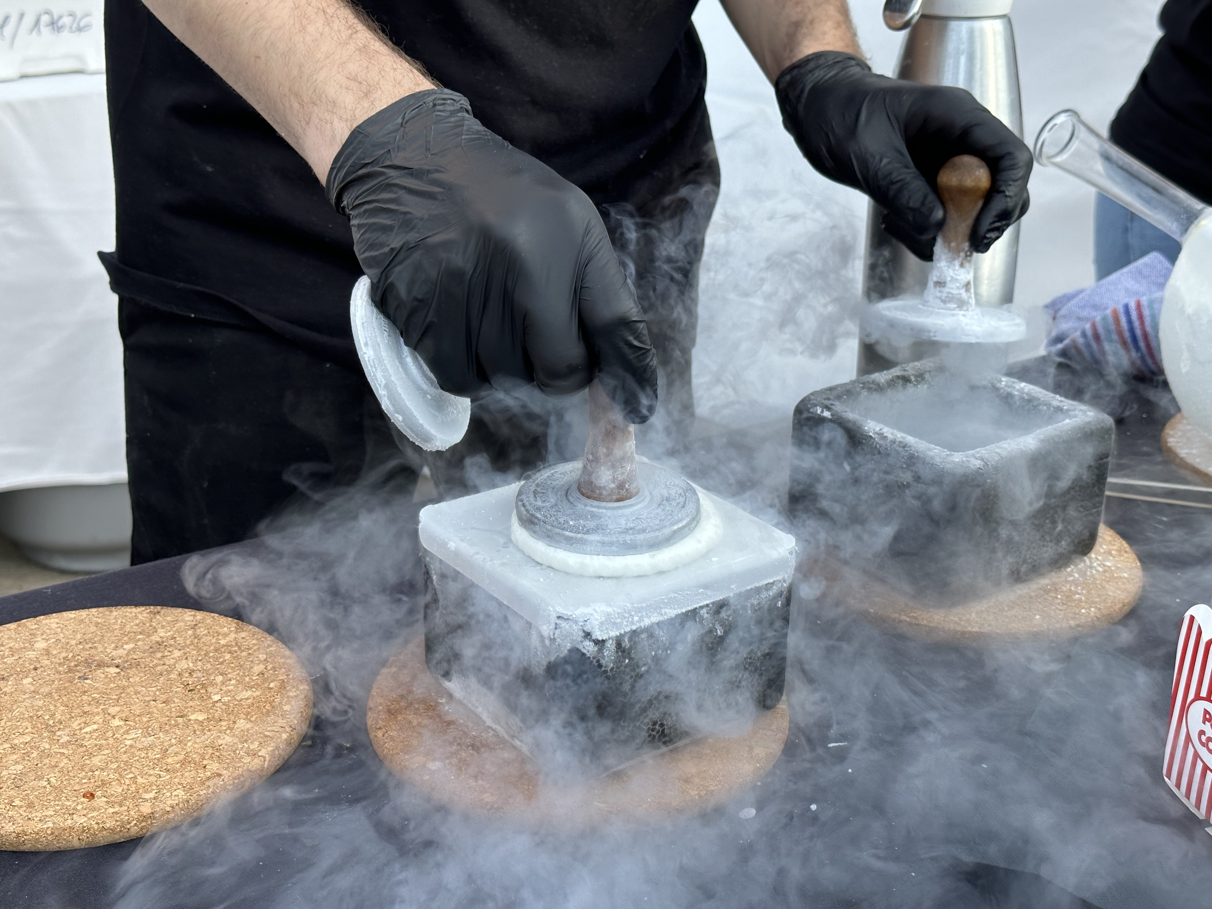 Detall preparació de tapes