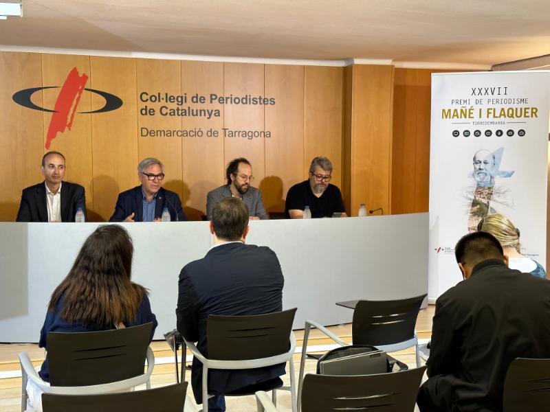 Presentació de la XXXVII edició del Premi de Periodisme Mañé i Flaquer
