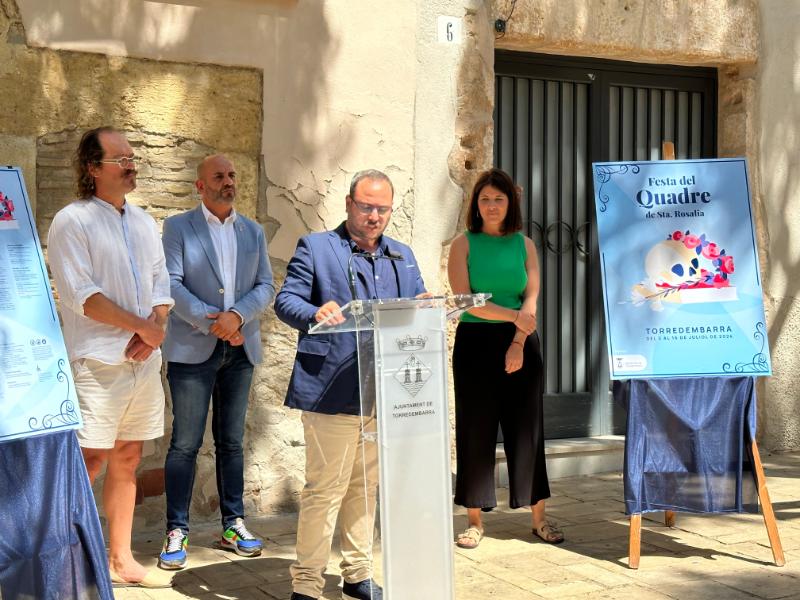 Foto de la presentació del programa de la Festa del Quadre 2024