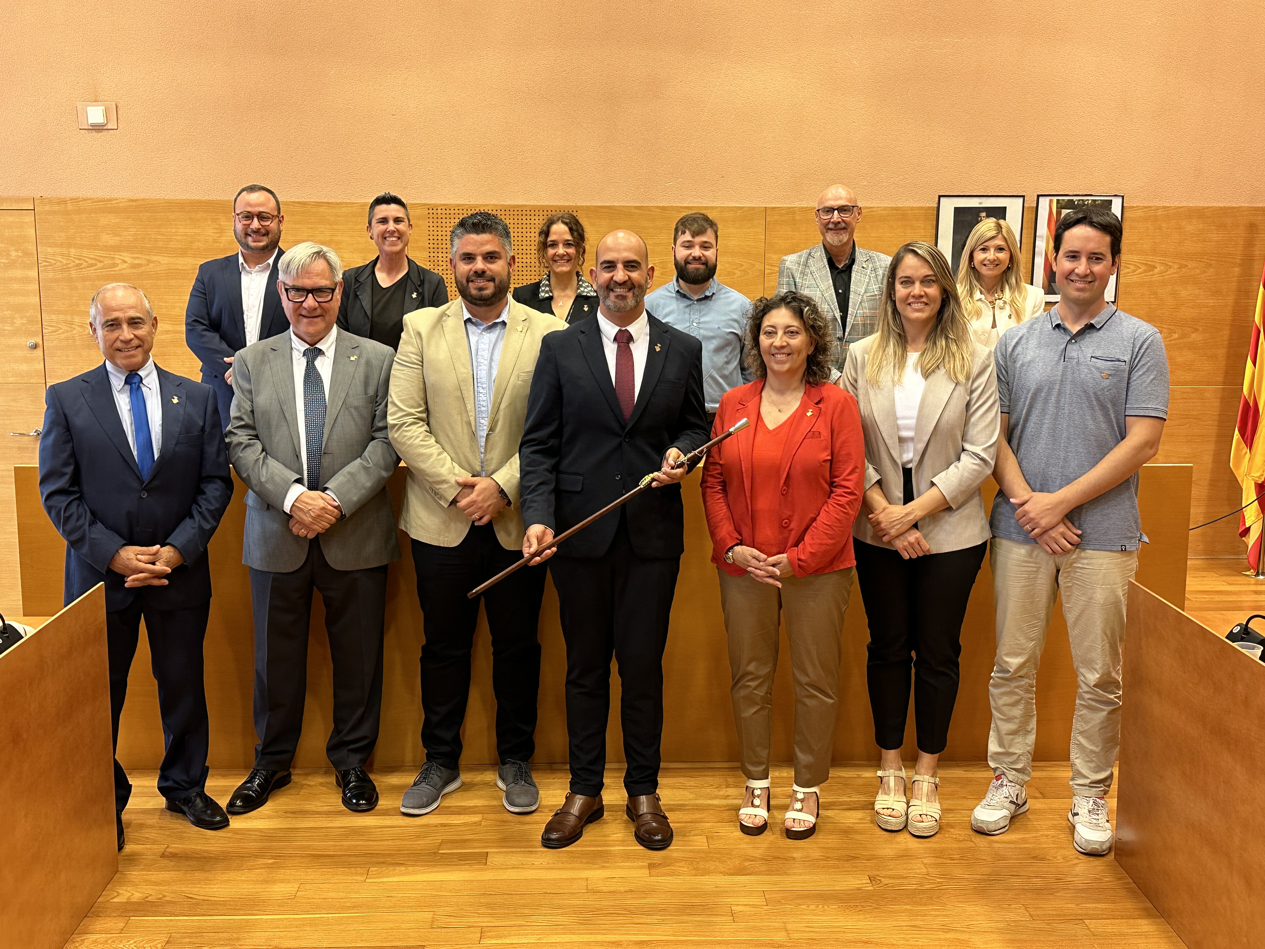 Imatge de grup dels integrants de l'equip de govern