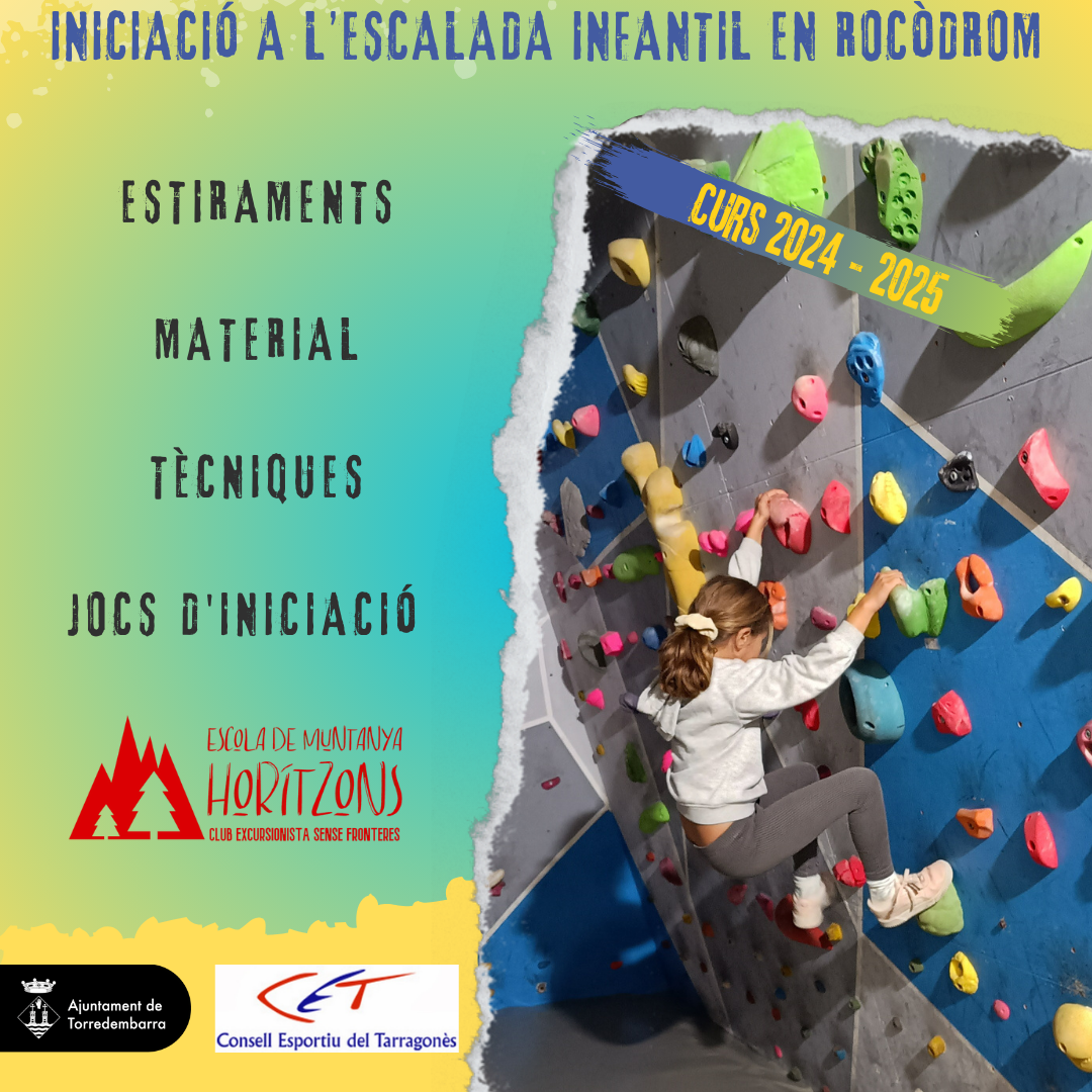 Curs d'iniciació a l’escalada infantil