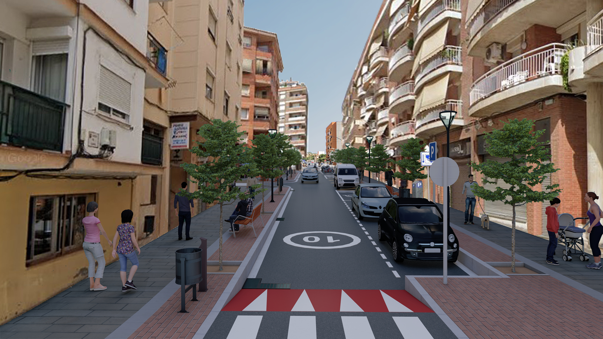 Disseny obres del c/ Lleida