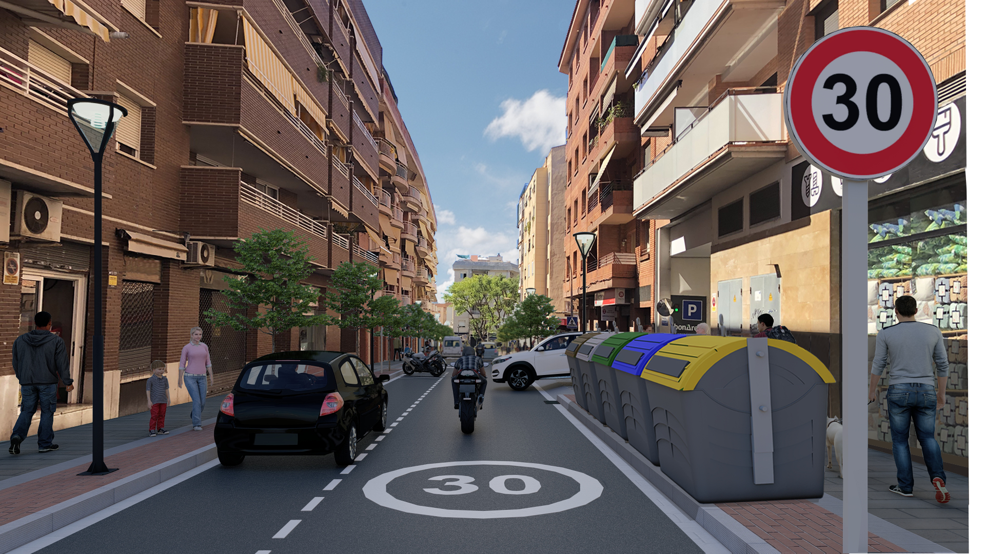 Disseny obres del c/ Lleida