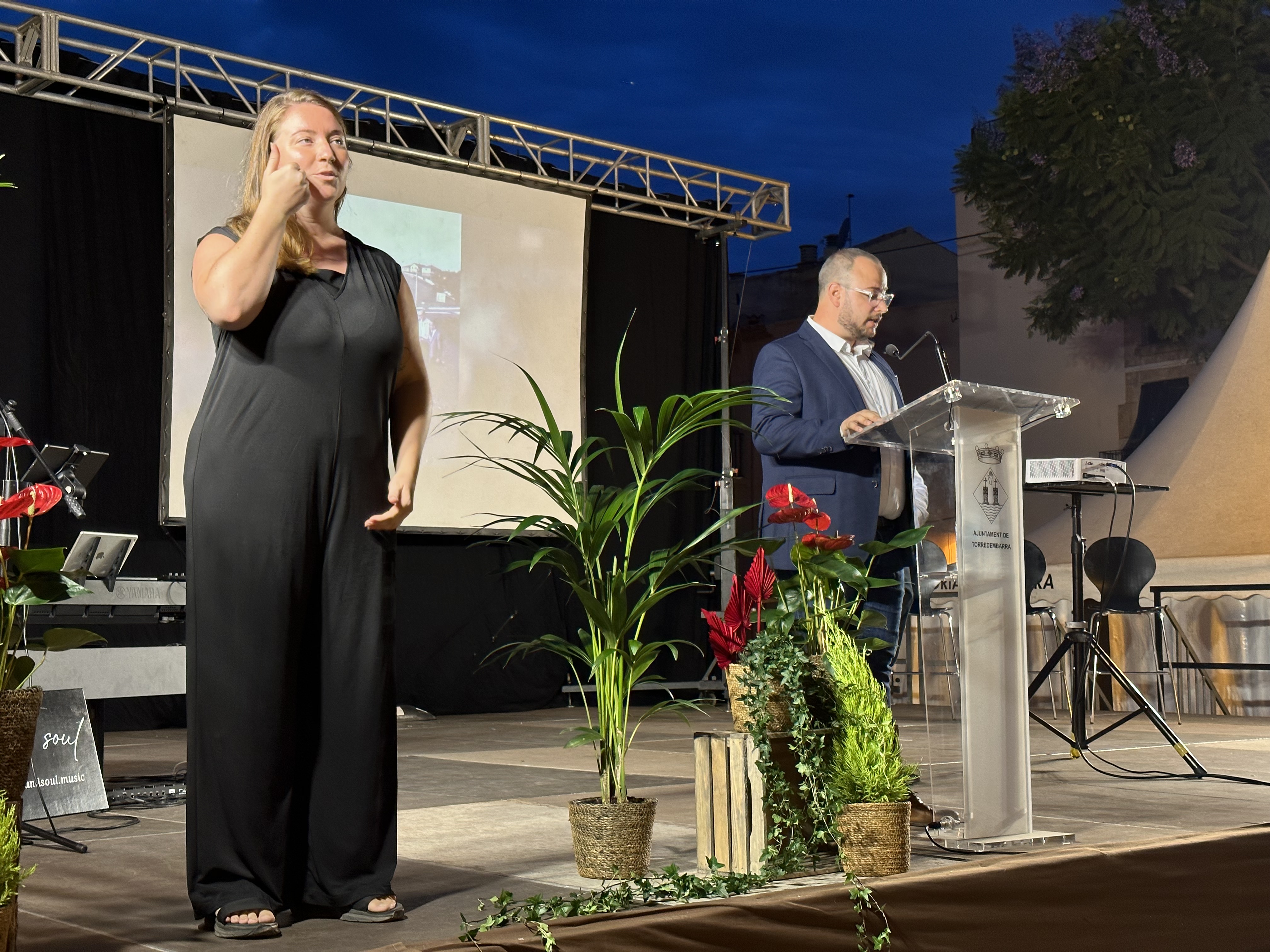 Llengua de signes, al pregó de Festa Major