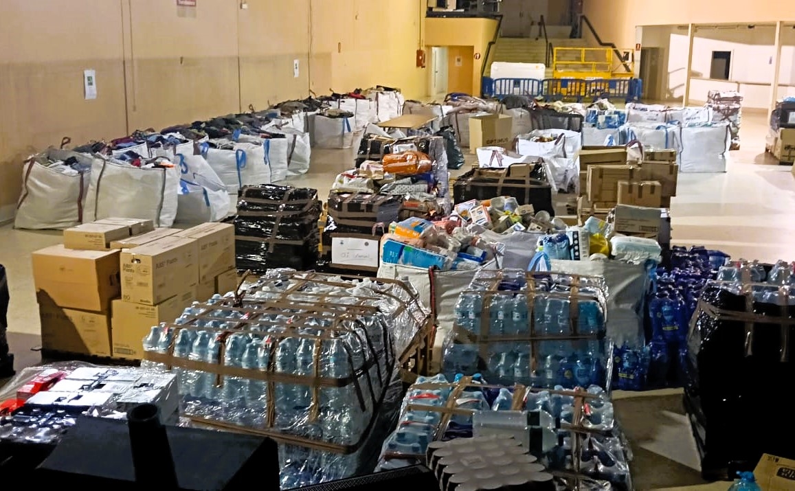 Imatge del material recollit al Casal Municipal