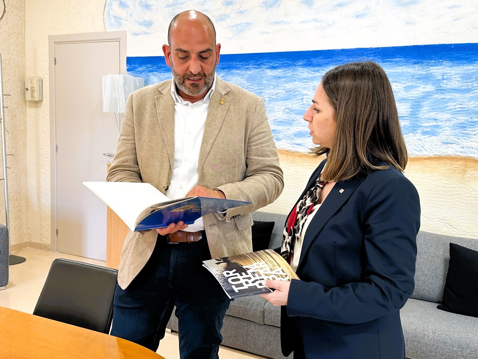 Visita de la nova delegada del Govern de la Generalitat