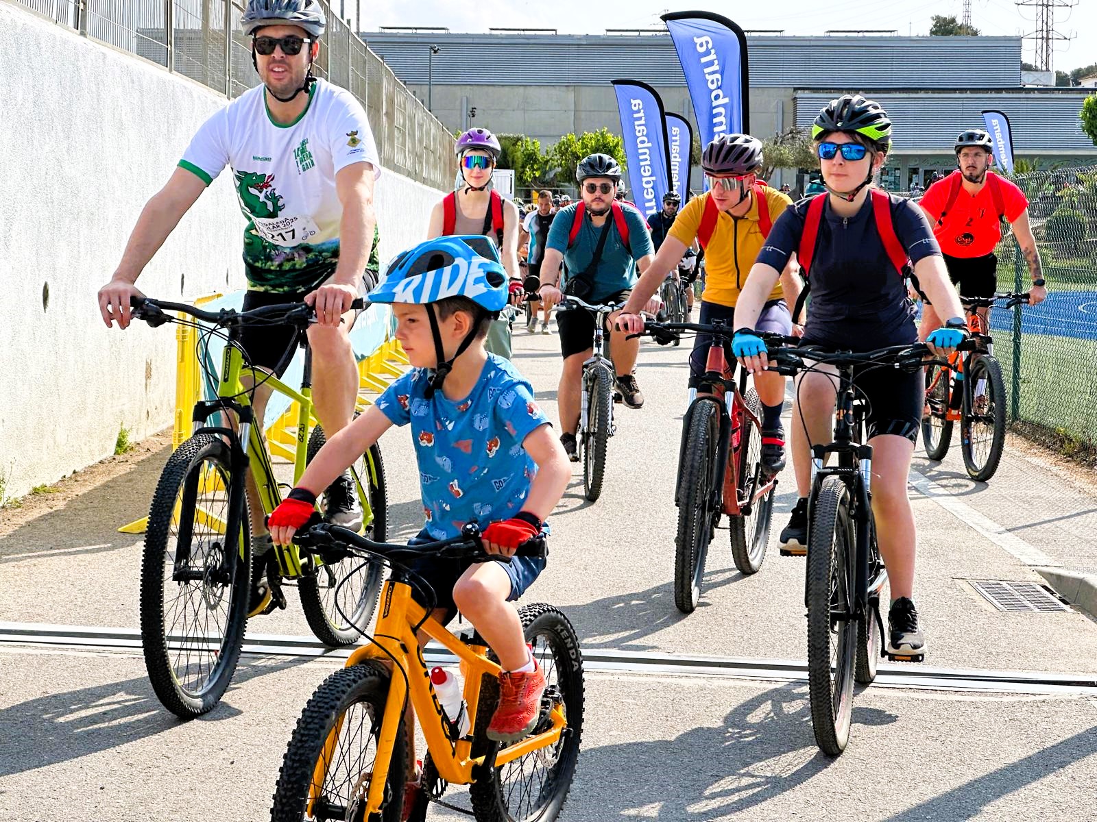 Imatge de la Pedalada Popular del 18 de maig