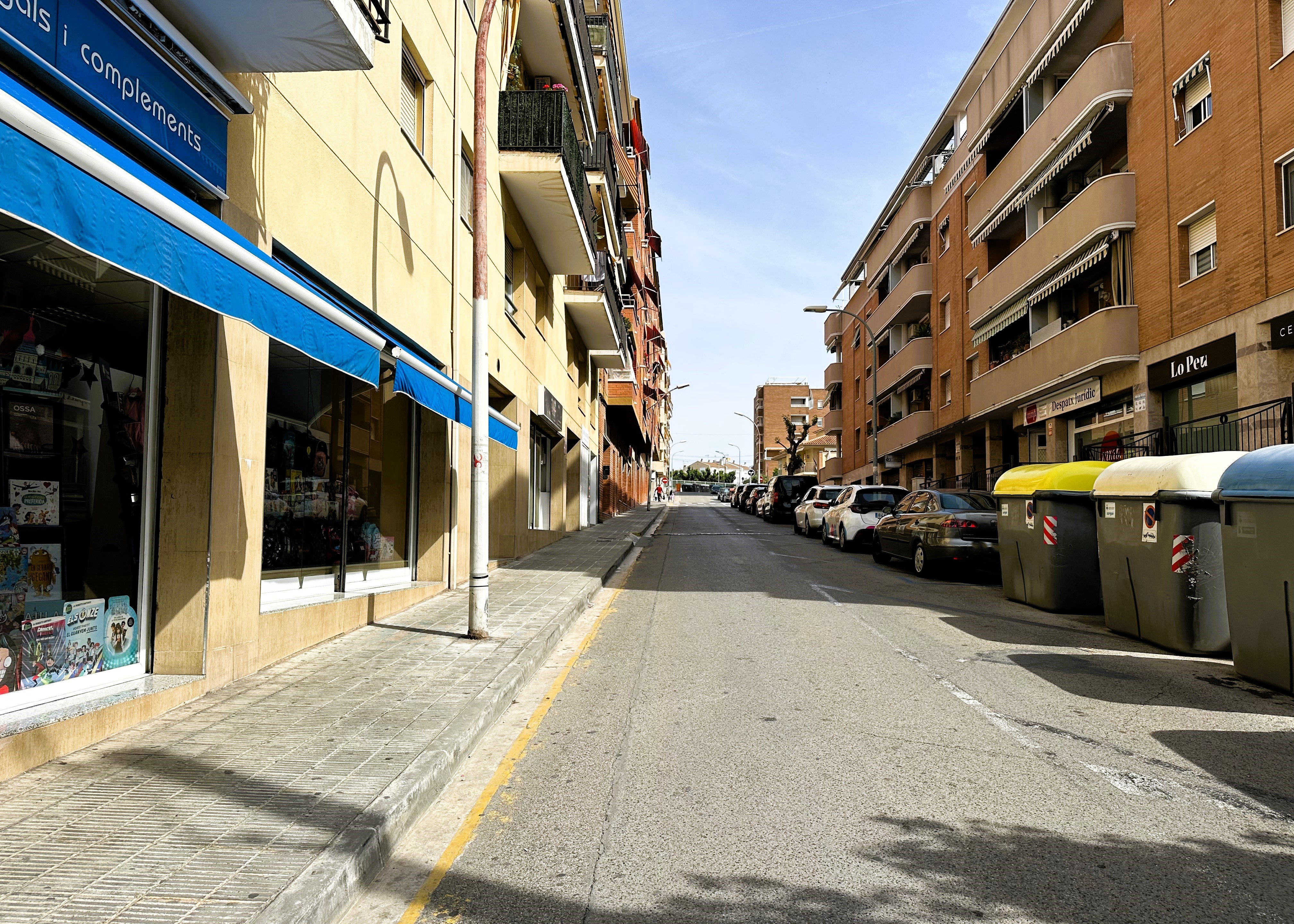 Imatge del tram del carrer dels Filadors que es reurbanitzarà