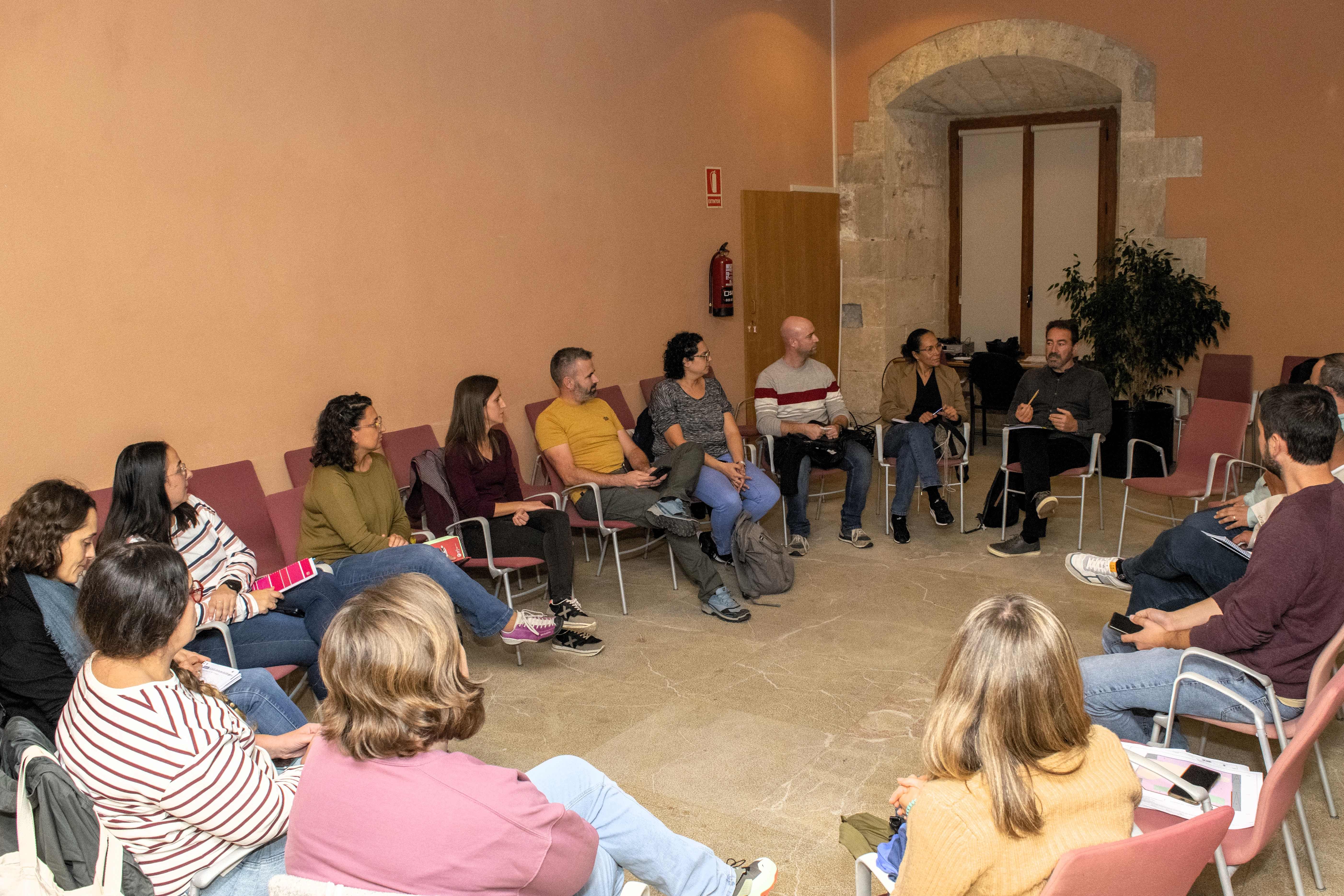 Imatge de la reunió de la Taula d'Infància del 6 de novembre