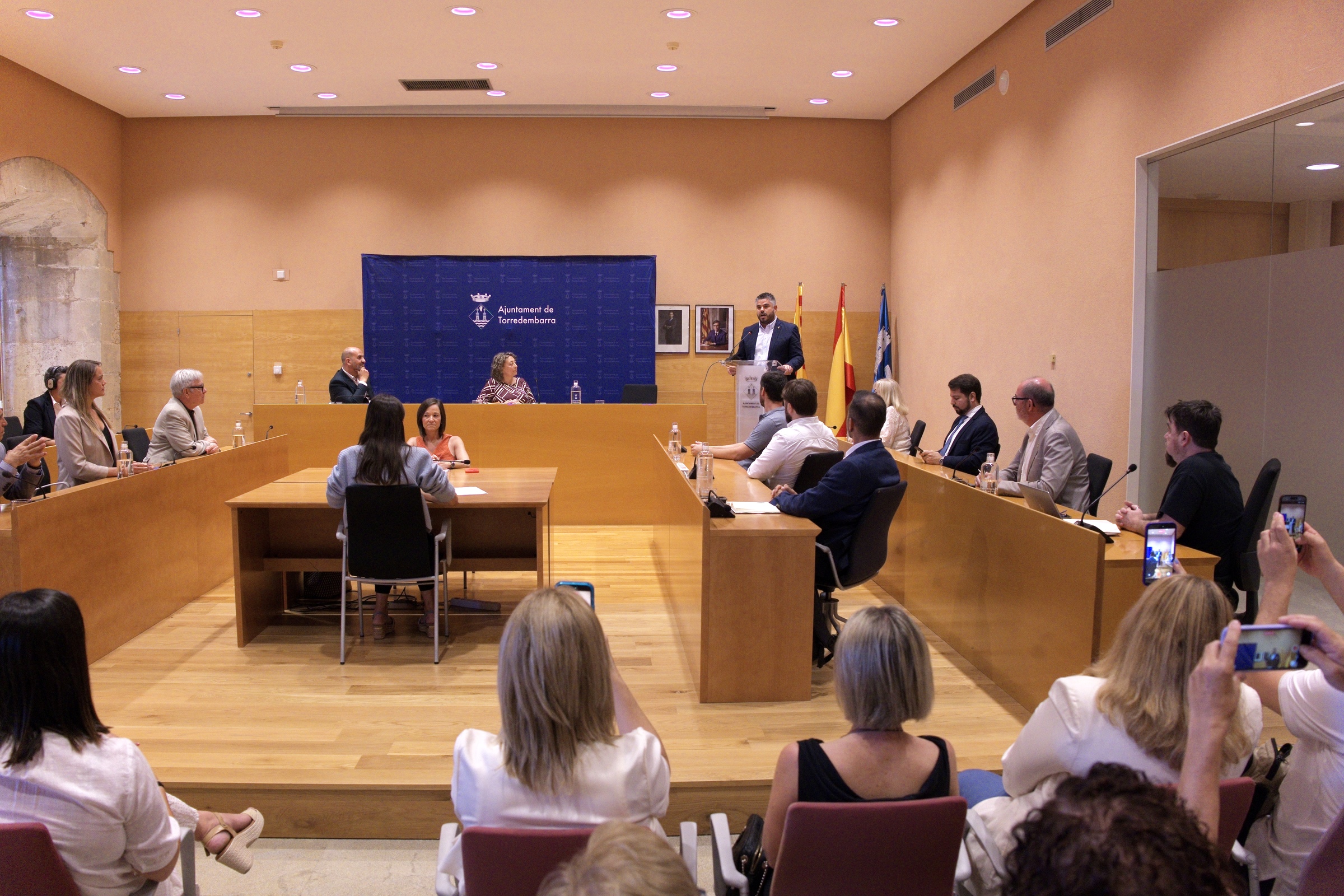 Raúl García, prometent el càrrec d'alcalde de Torredembarra