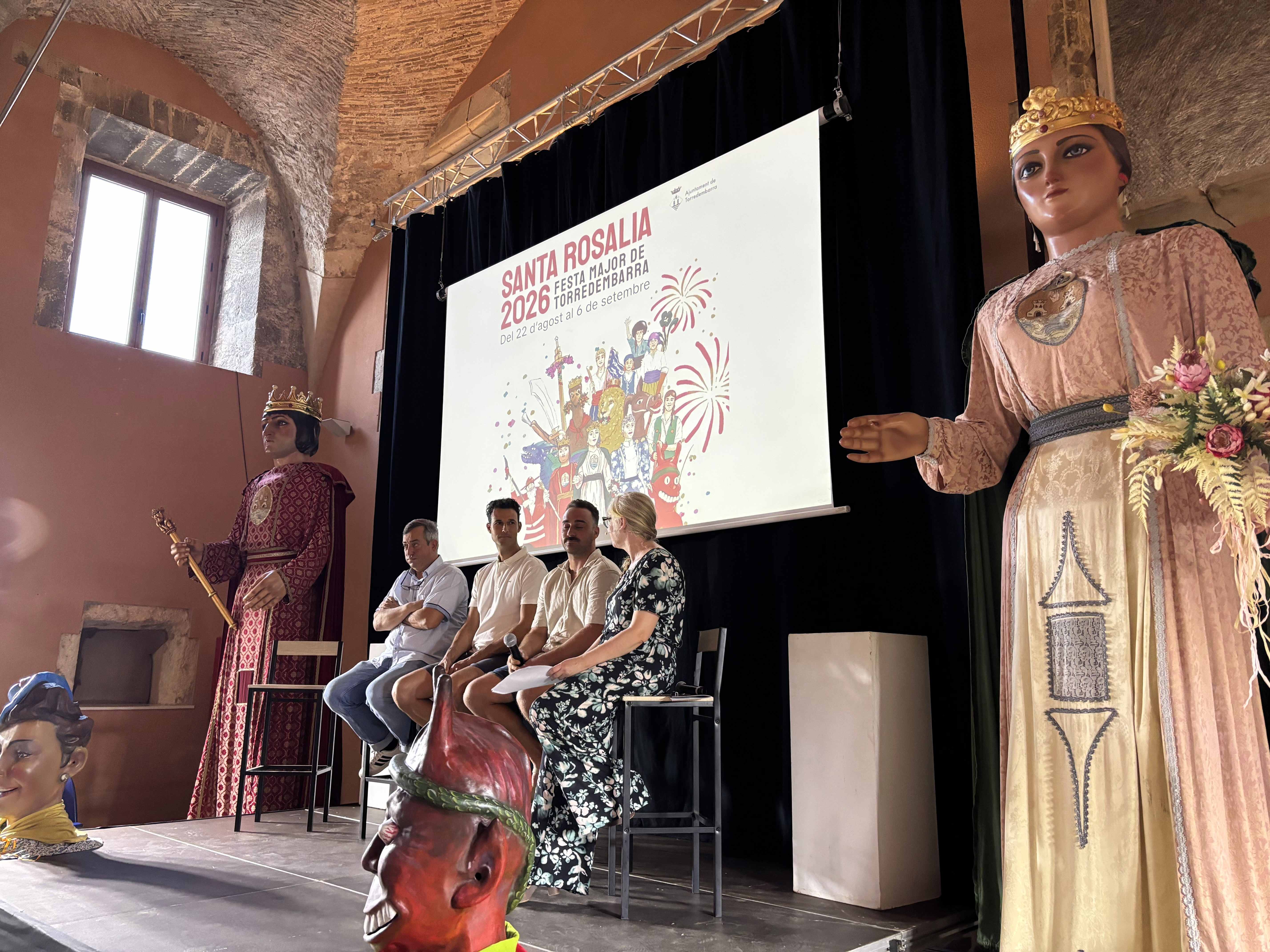 Presentació del programa d'actes de la Festa Major de Santa Rosalia