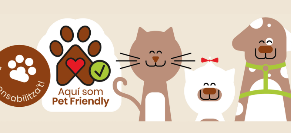 Imatge promocional de la campanya de tinença responsable d'animals de companyia