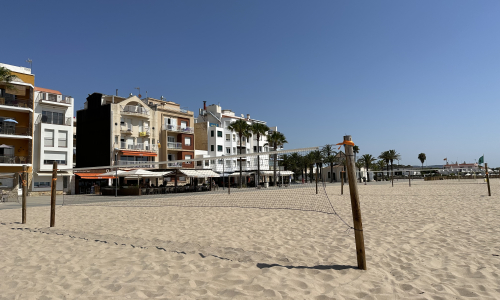 Zona esportiva de la platja del Barri Marítim