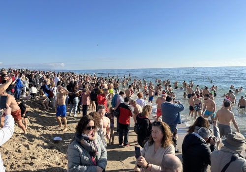 Primer bany de l'any