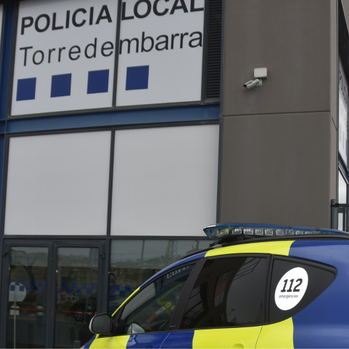 Façana de la comissaria de la Policia Local
