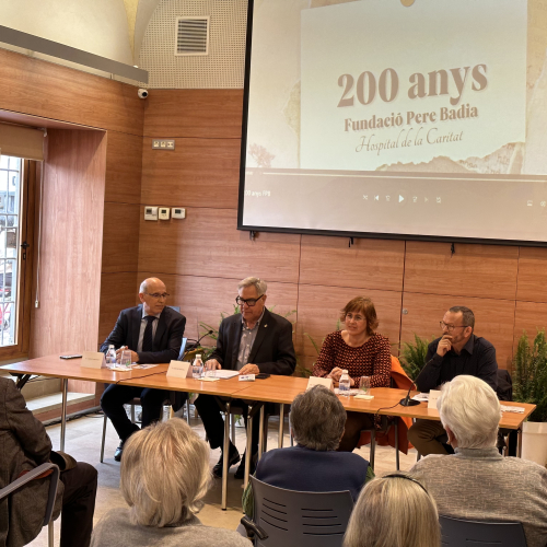 Acte d'obertura del bicentenari de la Fundació Pere Badia