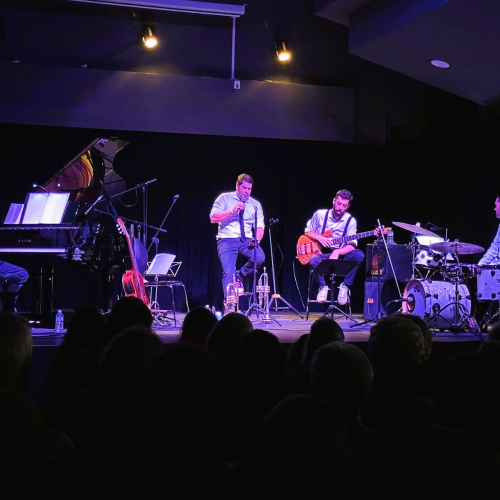 Imatge del concert de Swing Fanàtics del 18 d'agost