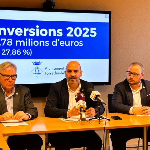 Roda de premsa de presentació del pressupost 2025