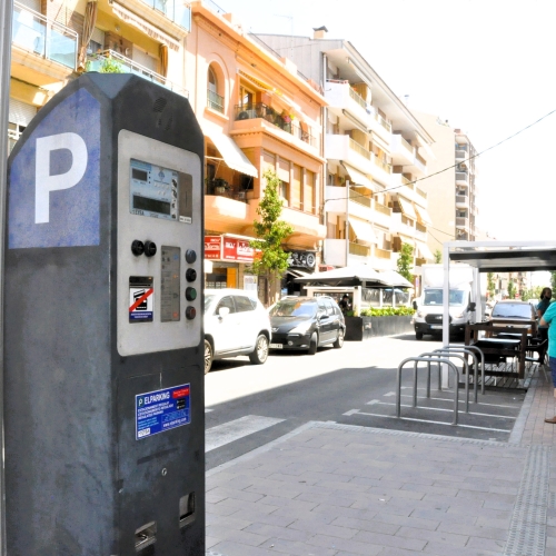 Imatge d'un parquímetre
