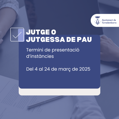 Candidatura a Jutge/Jutgessa de Pau