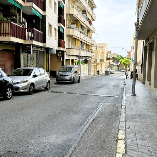 Imatge del tram del carrer dels Filadors que es reurbanitzarà