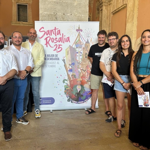 Presentació del programa d'actes de la Festa Major de Santa Rosalia