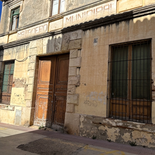 Imatge d'arxiu de l'antic Escorxador municipal