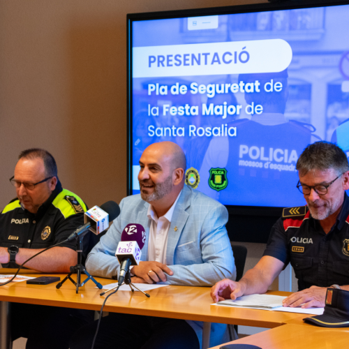 Pla de seguretat Festa Major Santa Rosalia 2025