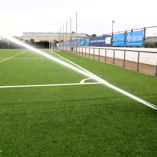 Nou sistema de reg al camp de futbol municipal