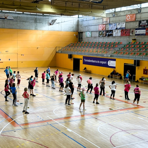 Imatge d'arxiu de l'interior del Pavelló Municipal Sant Jordi