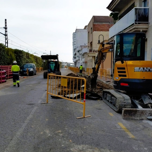 Obres soterrament línies elèctriques