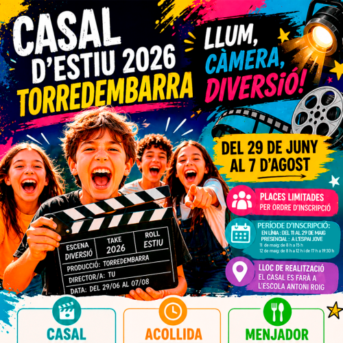Casals d’Estiu 2026 per a infants i joves