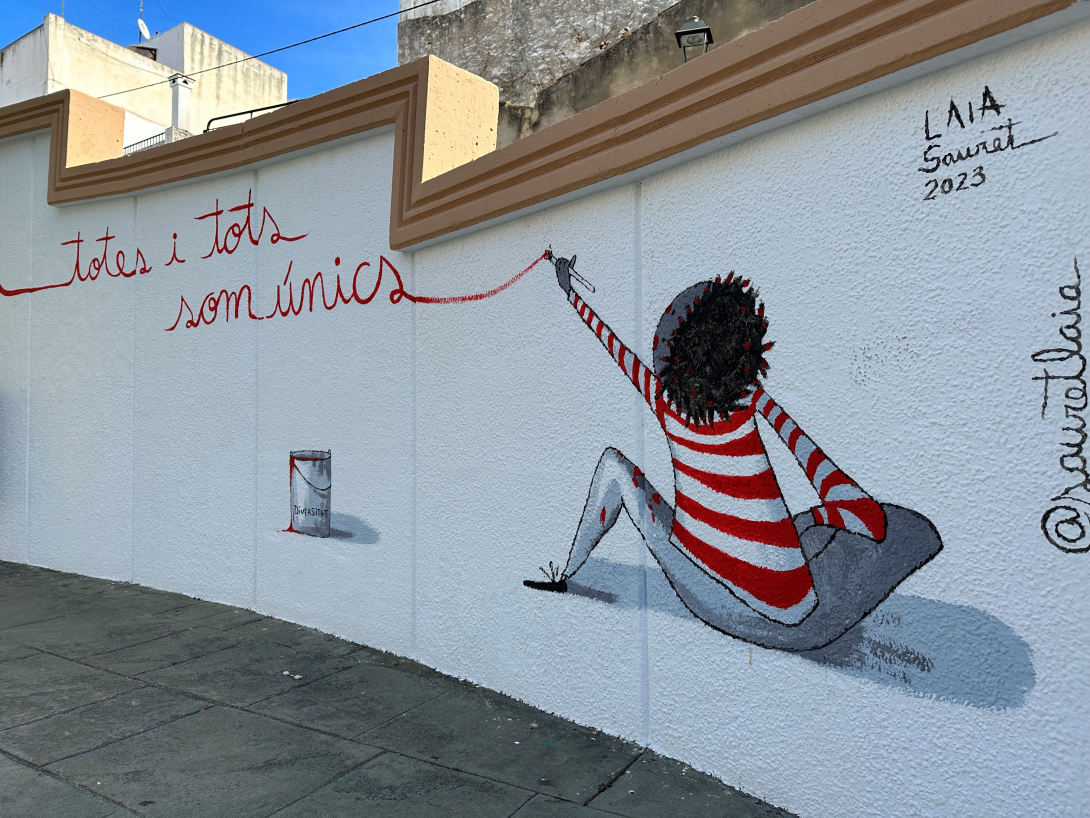 Mural "Totes i tots som únics"