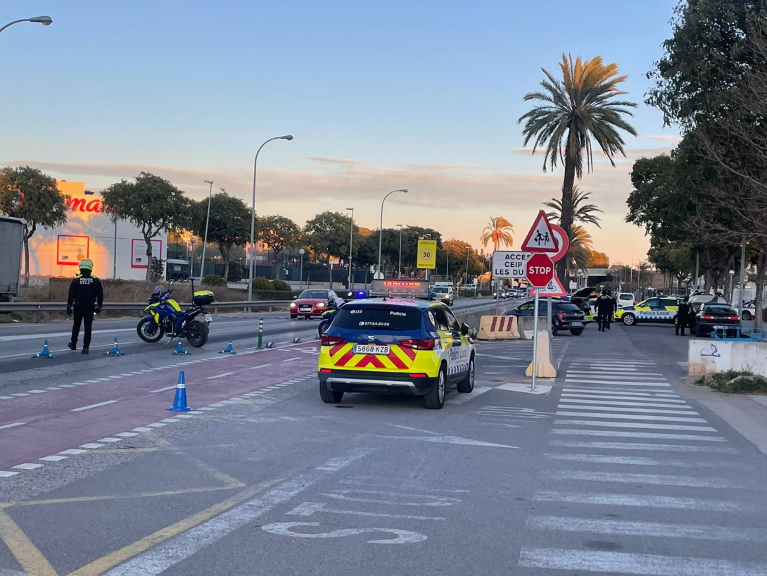 Control de trànsit, el dia de Reis