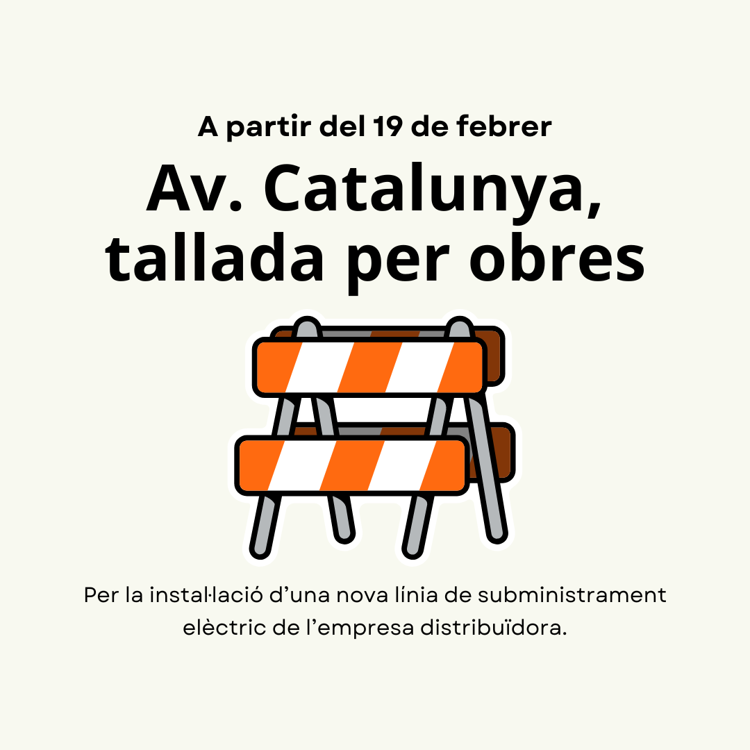 Infografia d'avís d'obres