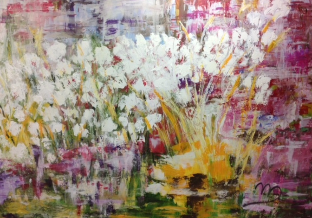 Foto d'una de les obres de l'exposició ‘Expresión del color’