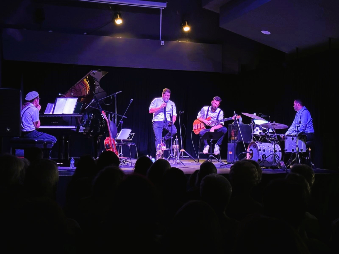 Imatge del concert de Swing Fanàtics del 18 d'agost