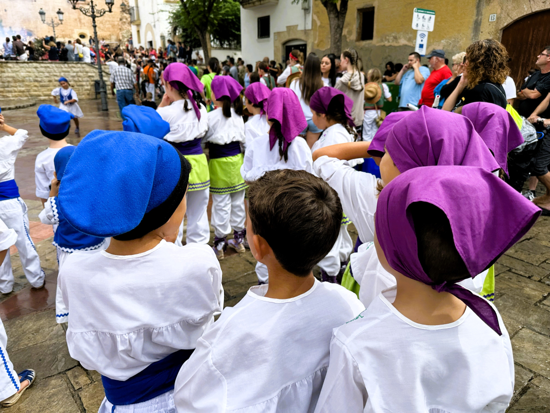 Imatge del moment previ a la Cercavila del Seguici Popular Infantil del 2023