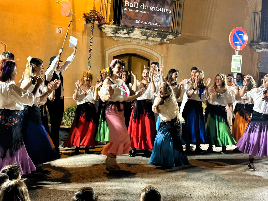 Imatge d'arxiu de la representació del Ball Parlat del Ball de Gitanes