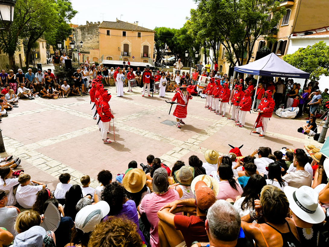 Representació del Ball Parlat del Ball de Diables del 2023